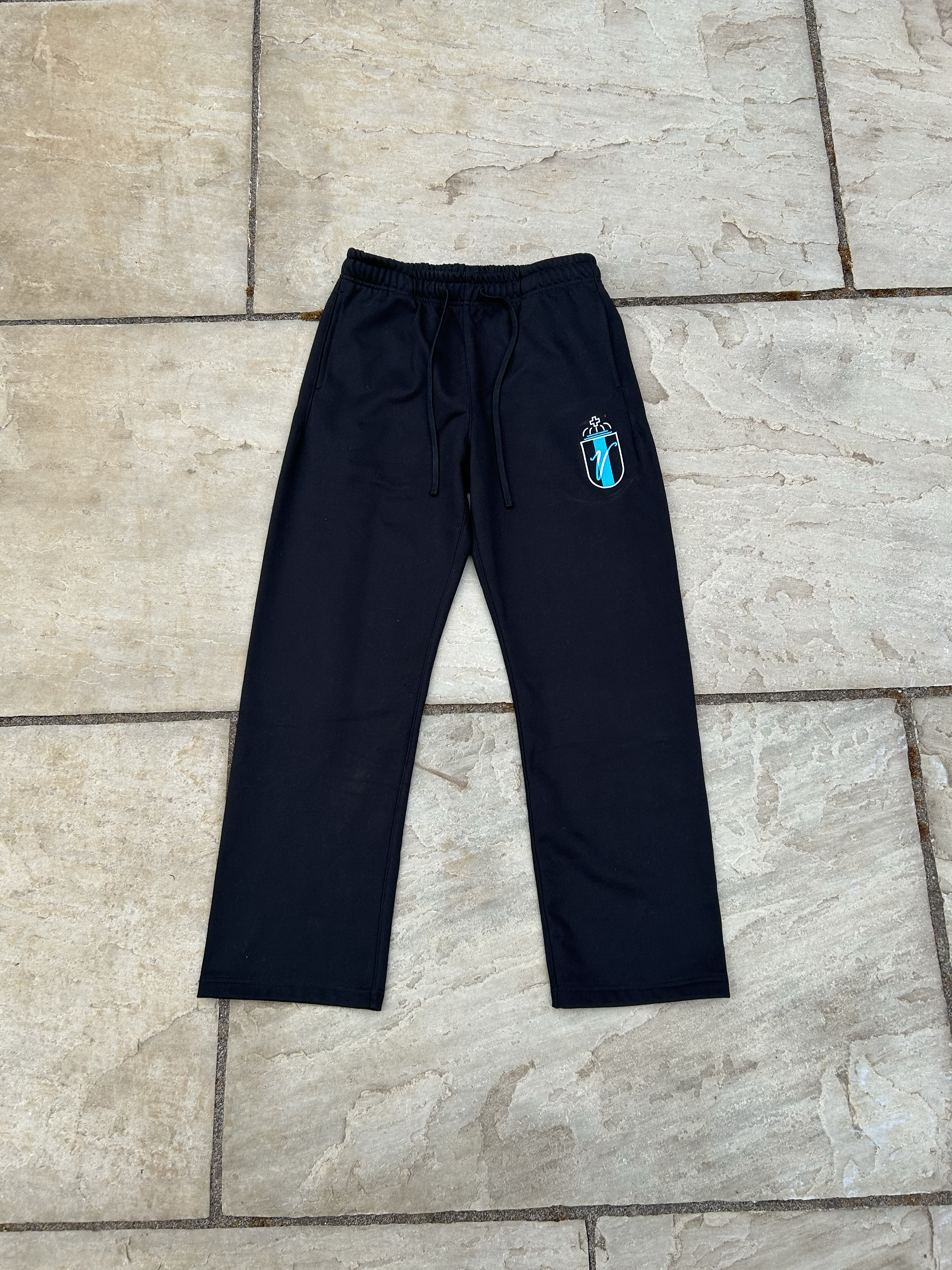 Black | Volt3d Straight Legged Joggers