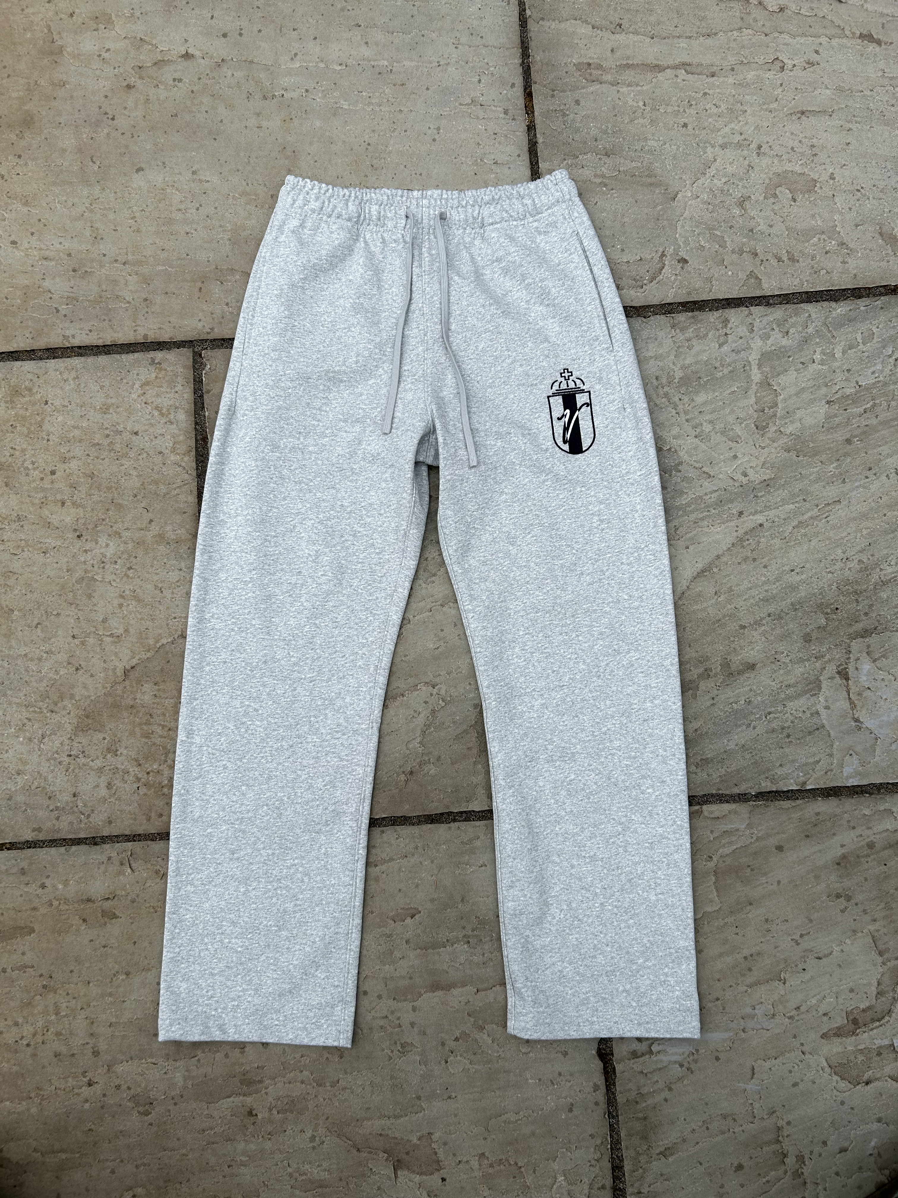 Grey | Volt3d Straight Legged Joggers