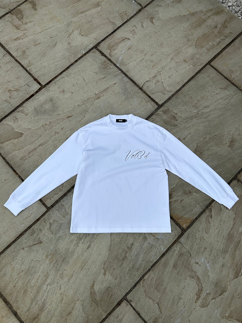 White Volt3d Longsleeve